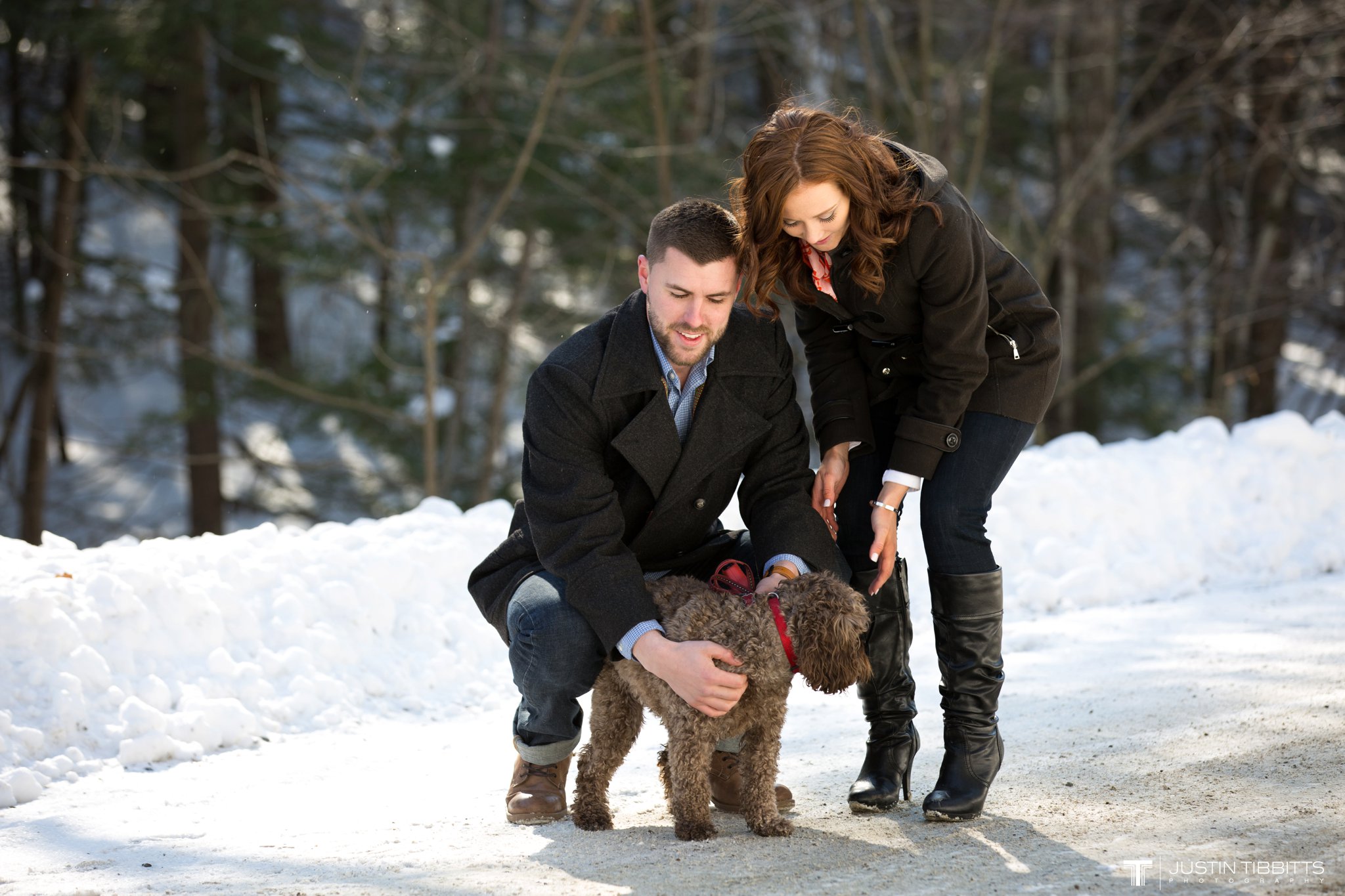 Carissa and Jason's Averill Park, NY Winter Engagement shoot-10