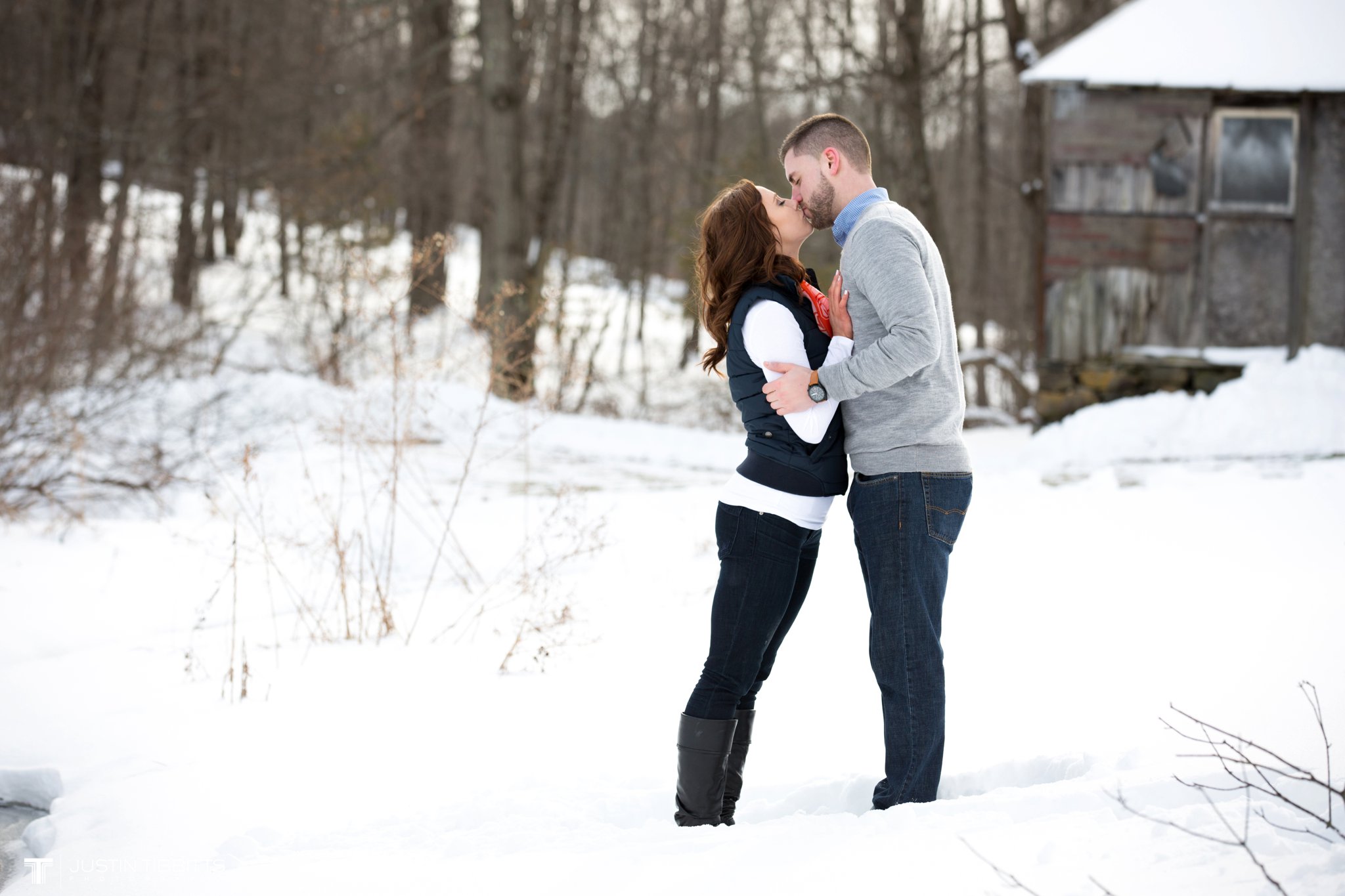 Carissa and Jason's Averill Park, NY Winter Engagement shoot-111