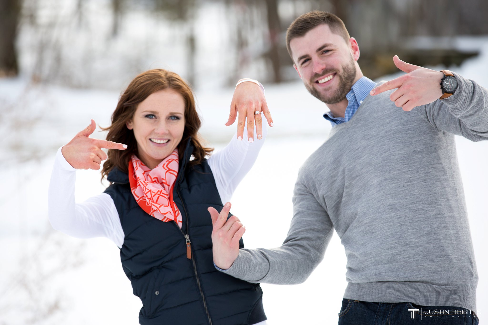 Carissa and Jason's Averill Park, NY Winter Engagement shoot-115