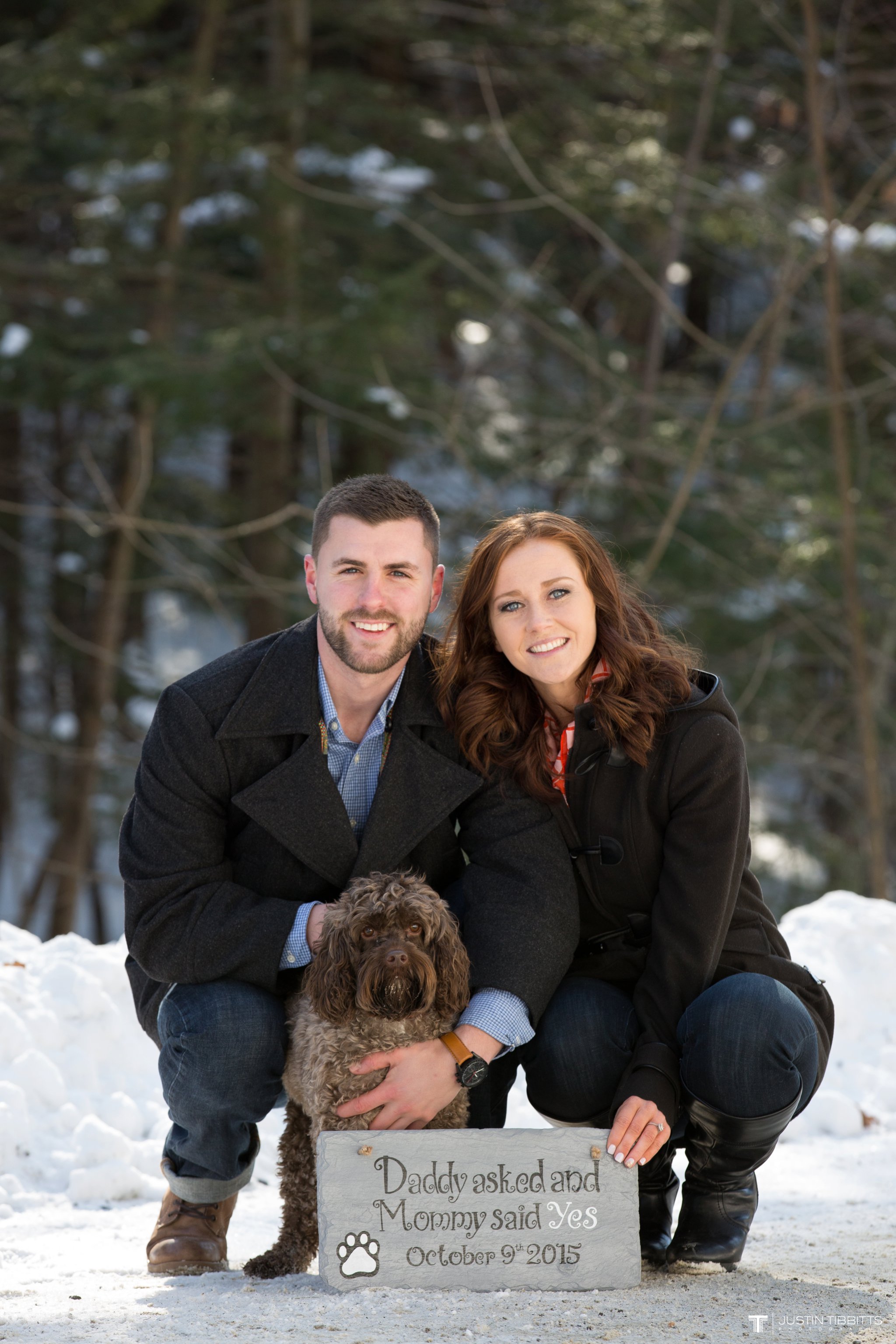 Carissa and Jason's Averill Park, NY Winter Engagement shoot-14