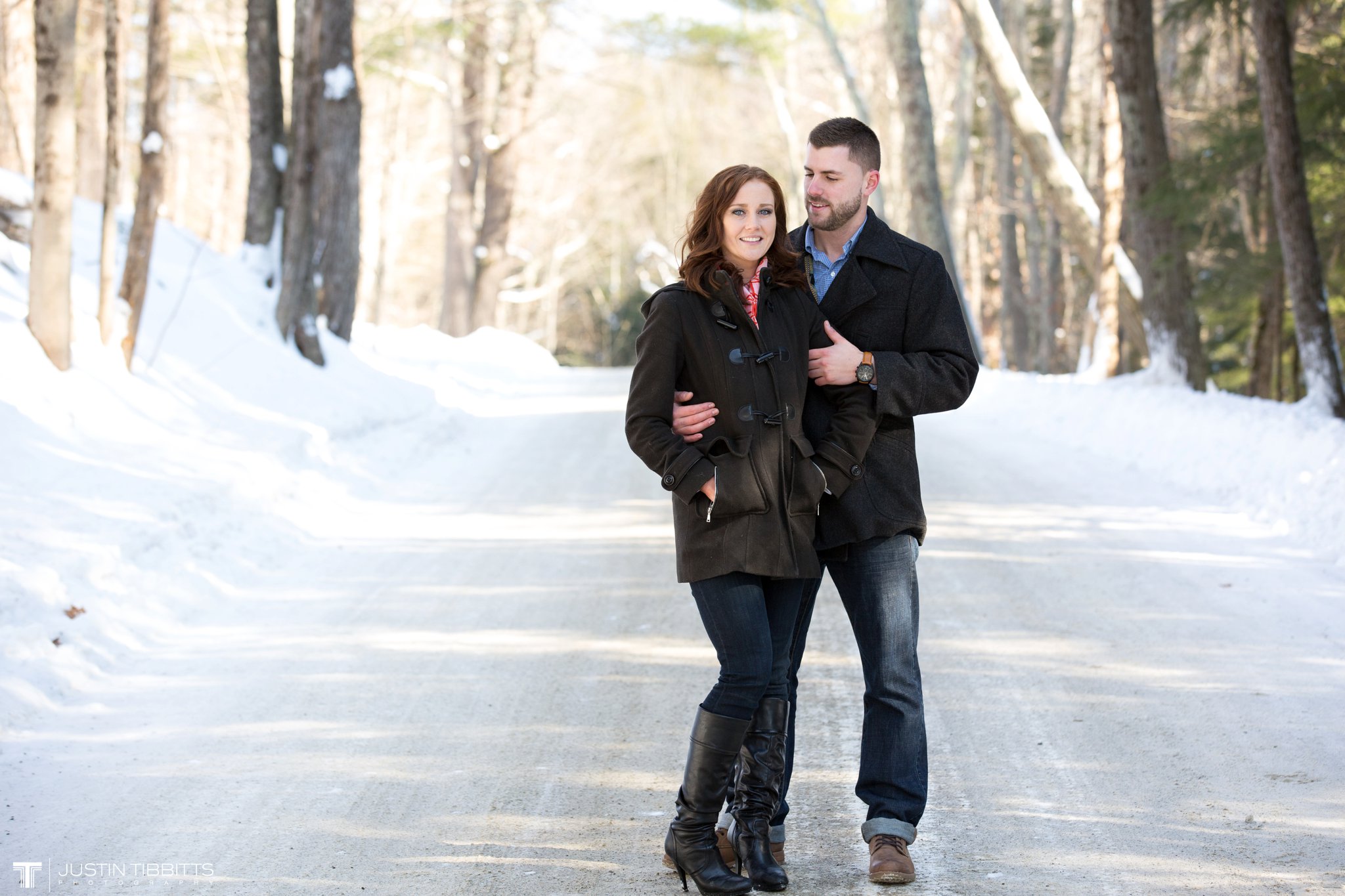 Carissa and Jason's Averill Park, NY Winter Engagement shoot-17