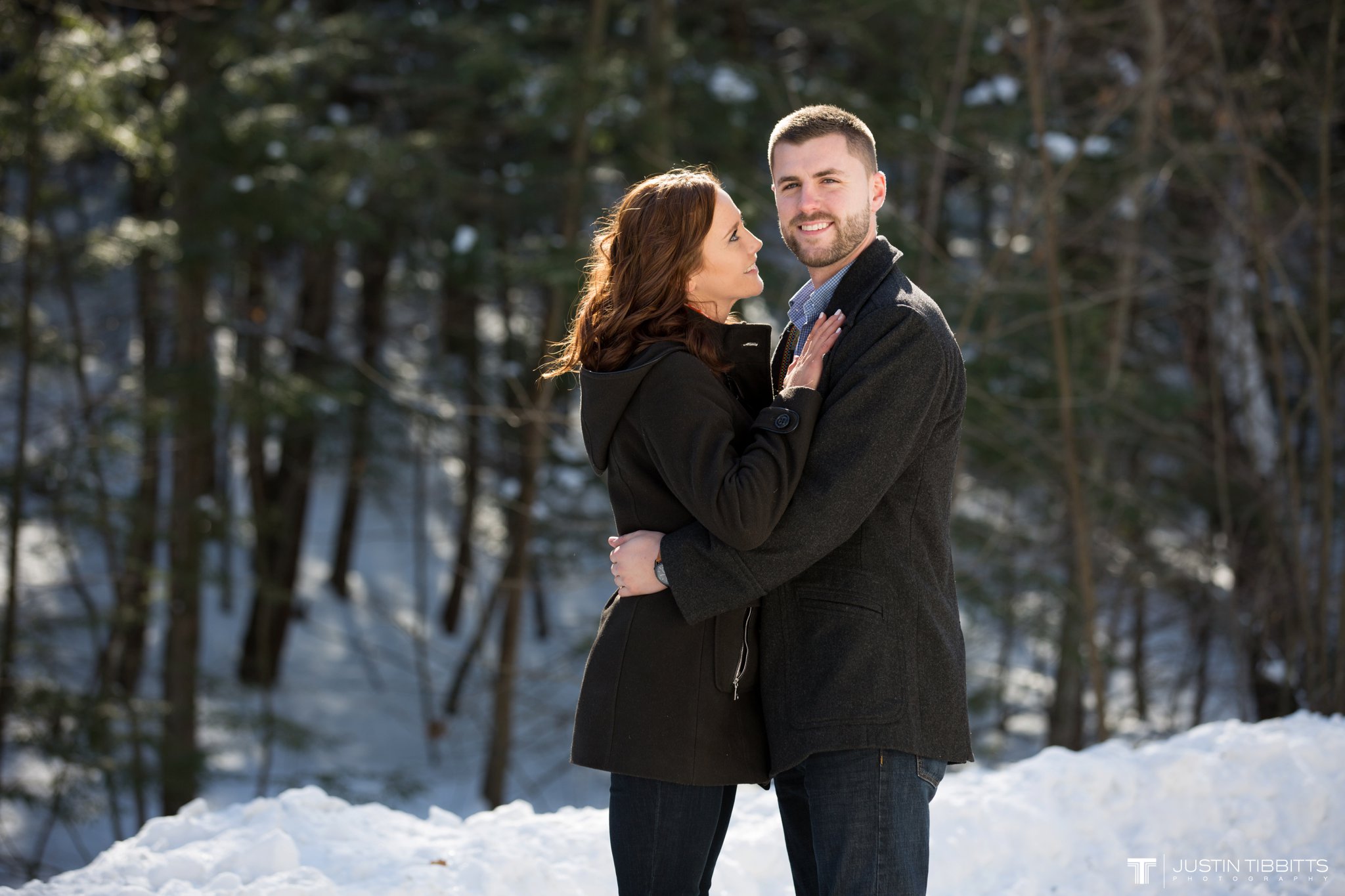 Carissa and Jason's Averill Park, NY Winter Engagement shoot-5