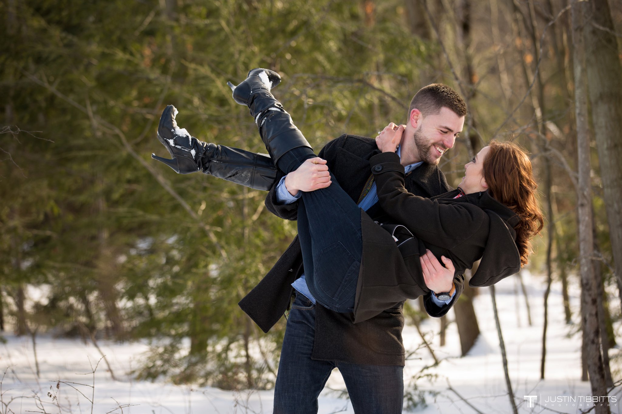 Carissa and Jason's Averill Park, NY Winter Engagement shoot-71