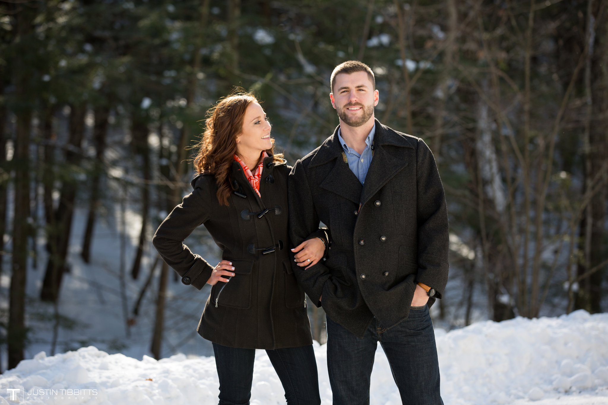 Carissa and Jason's Averill Park, NY Winter Engagement shoot-9