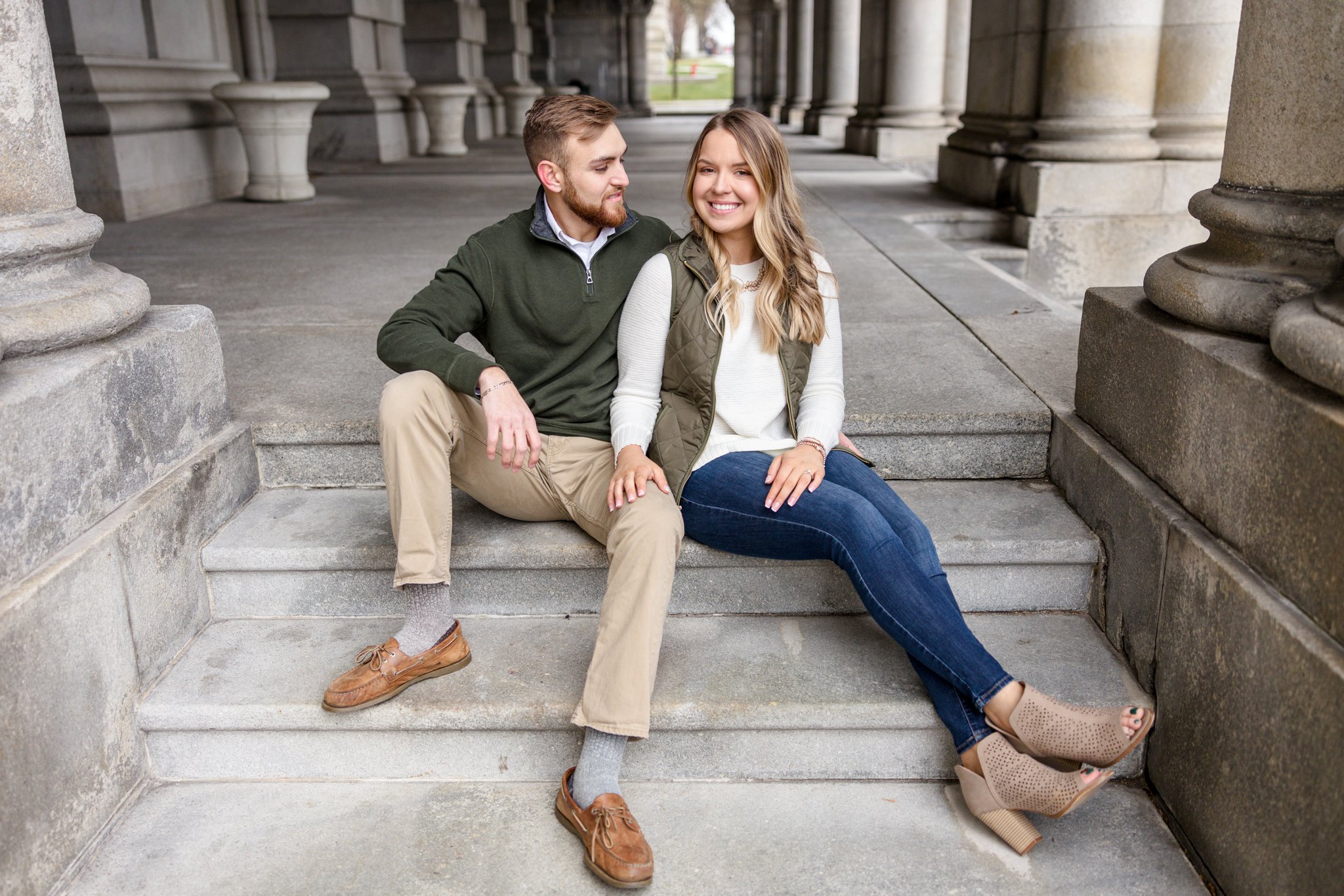 Downtown Albany NY En gagement Photos with Michael and Sara - Justin ...